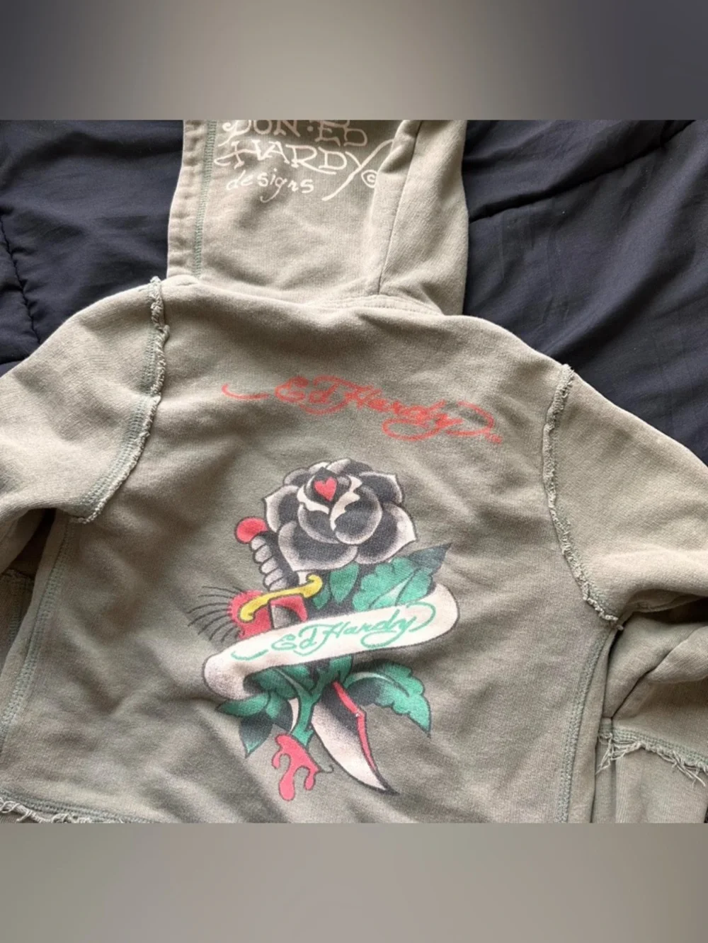kids ed hardy zip up